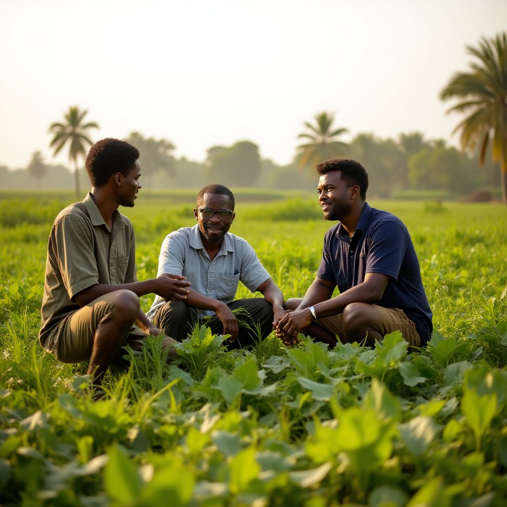 Agricultural finance field visit in Northern Ghana